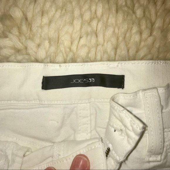 Joe’s White Jean Cutoff Shorts - Picture 3 of 4